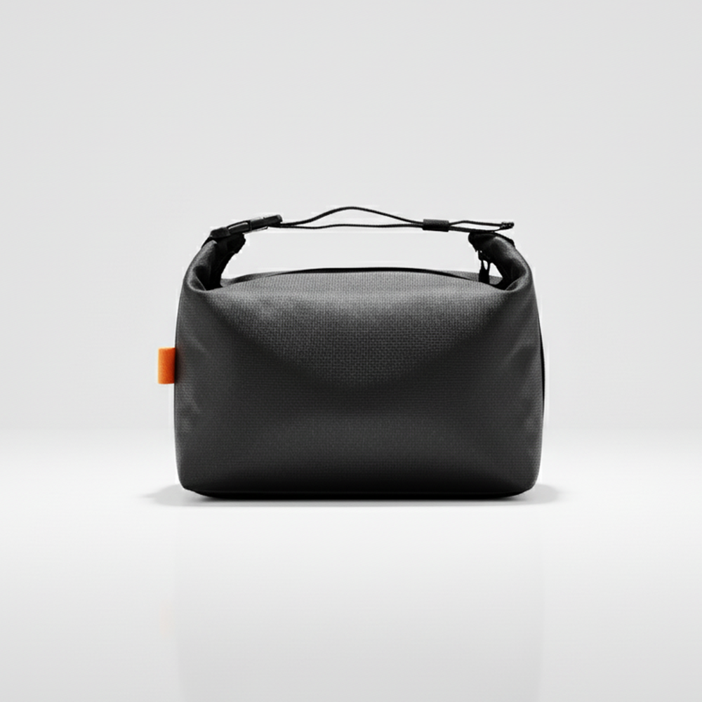 BLK / ORG LUNCHBAG