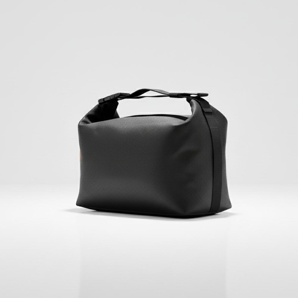 BLK / ORG LUNCHBAG