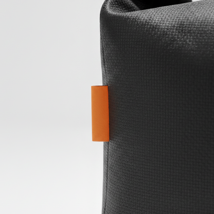 BLK / ORG LUNCHBAG